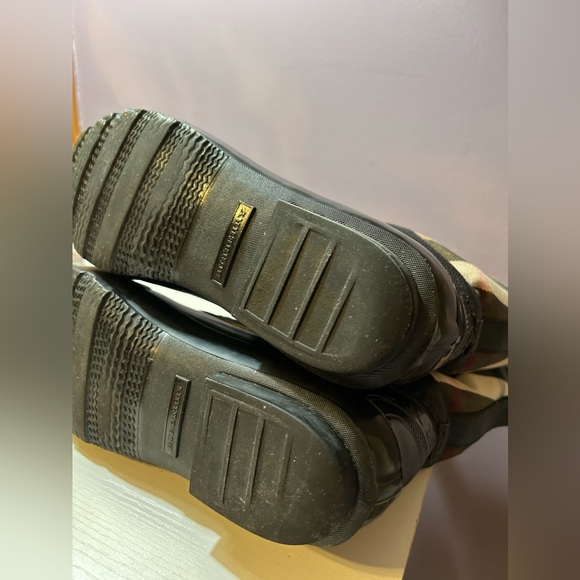 EUC Burberry Danning weather rain/snow boots signature pattern UK 4 EUR 37 - Picture 7 of 15